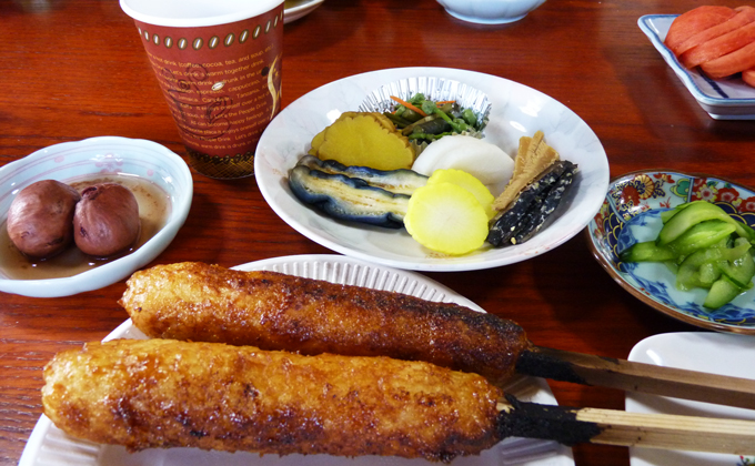 Misotanpo(Akita's traditional food)